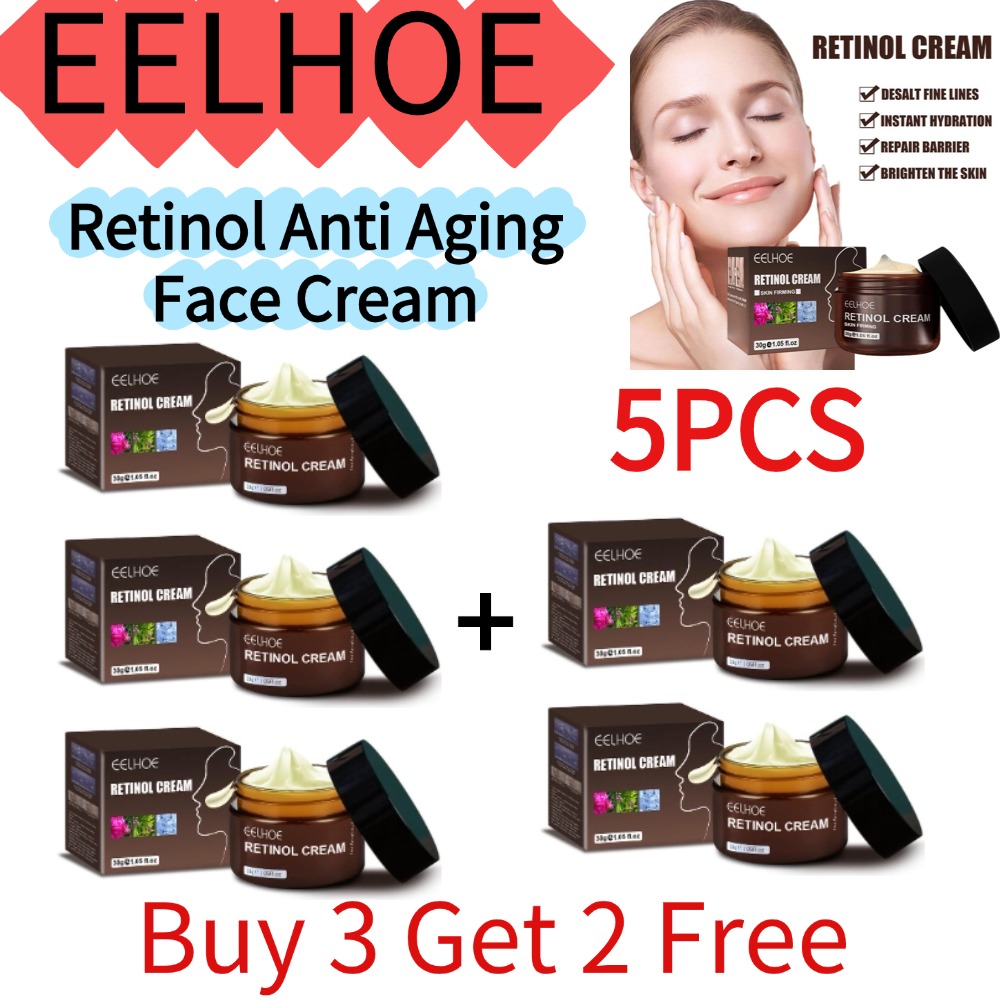 Retinol Anti Wrinkle Cream - EELHOE 1/2/3/5PCS (Koop 3, krijg 2