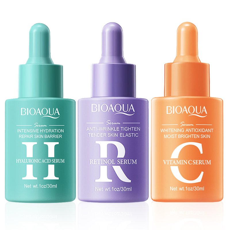 Hyaluronic Acid Facial Serum - 1/3pcs BIOAQUA Vitamine C Retinol Hyaluronzuur