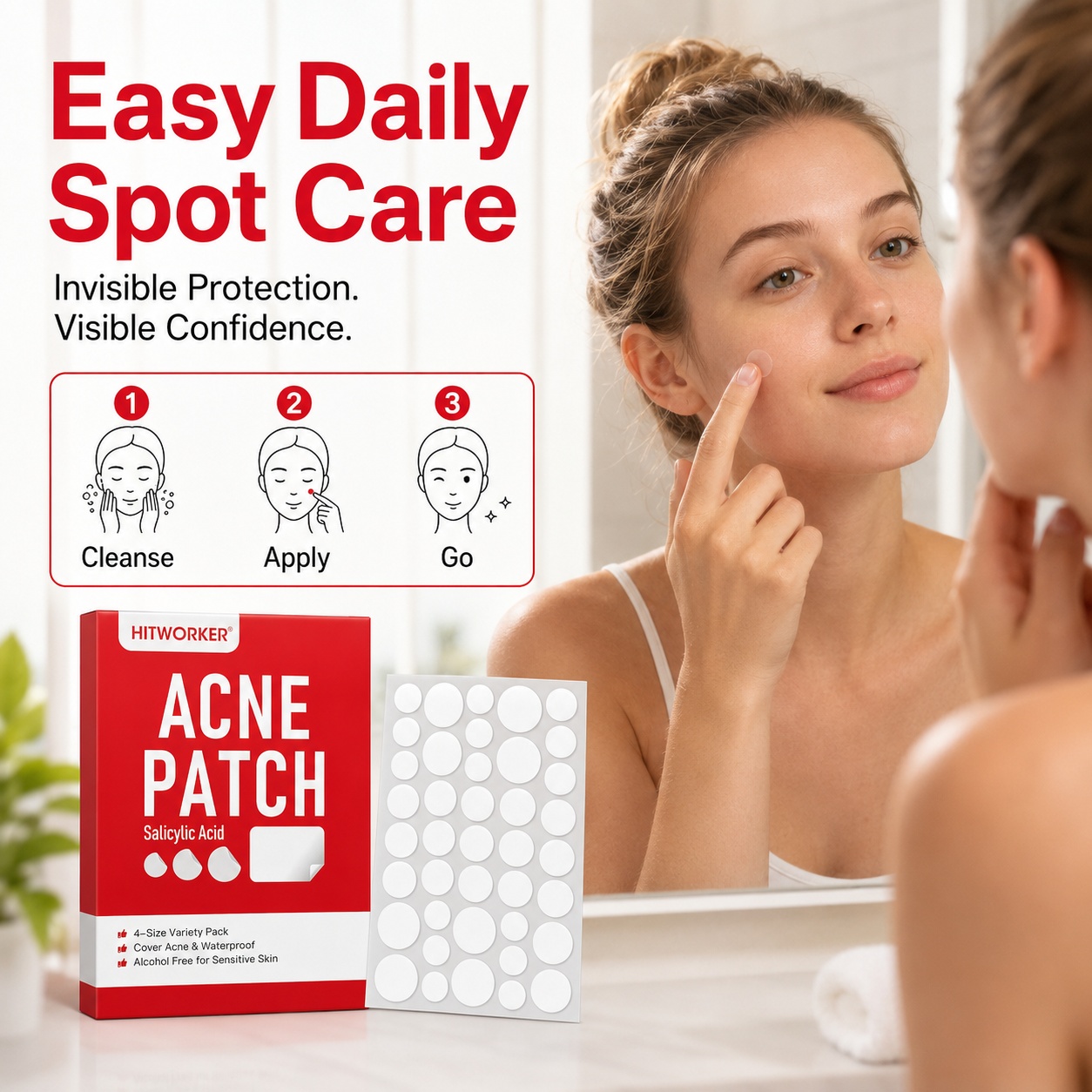 Hydrocolloïde acnepleisters, 5 - Hydrocolloid Pimple Patch recensie en prijs