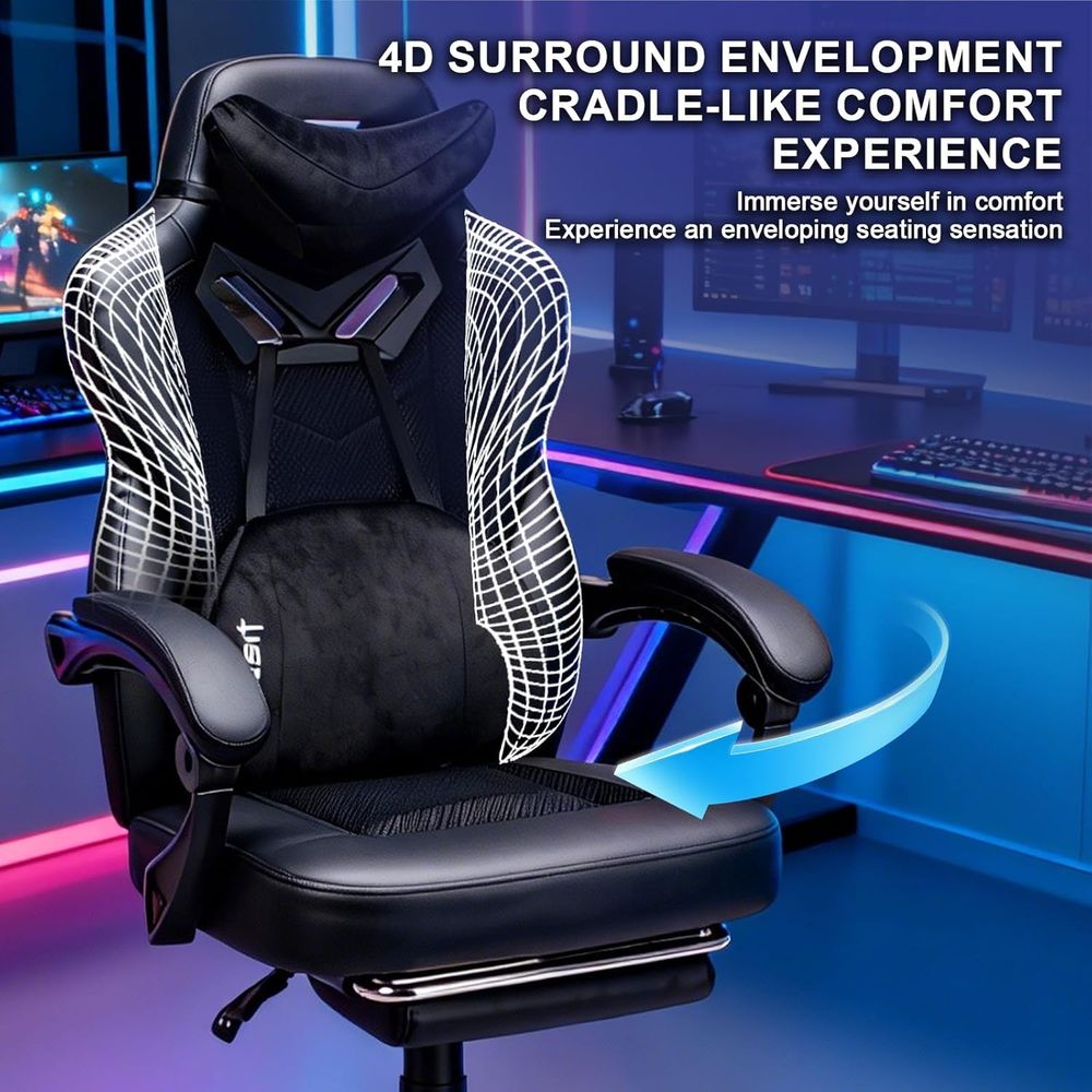 Gaming Chair PRO, ergonomische - Massage recensie en prijs