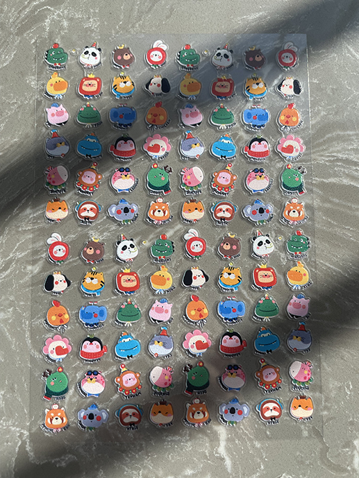 Mini PVC Kawaii patroonposter  - Nail Art recensie en prijs