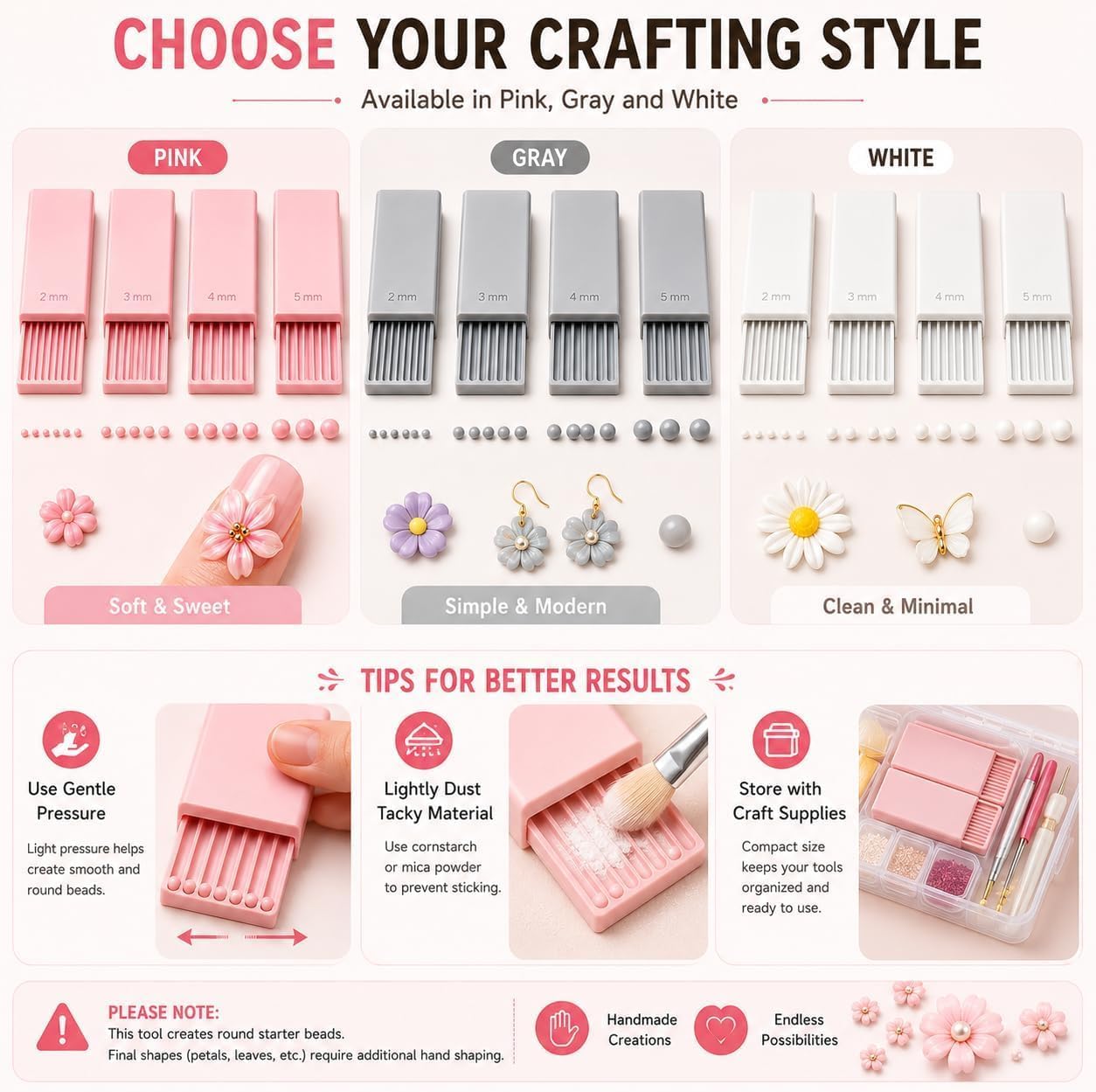 4-delige 3D-print klei gelball - Nail Art recensie en prijs