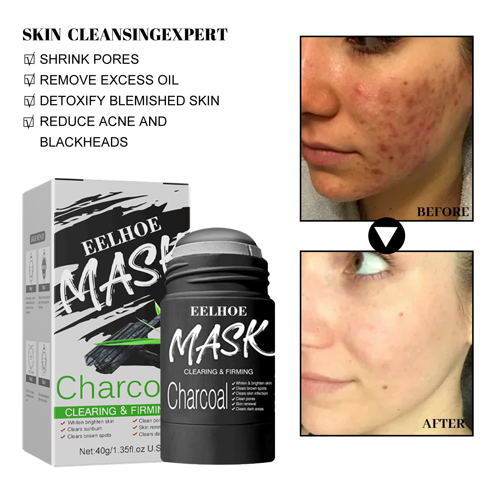 Kleimasker stick gezichtsverzo - Green Tea Cleansing Clay Mask recensie en prijs