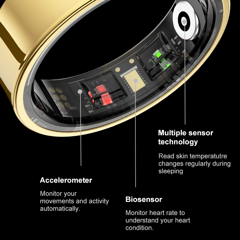 R09 Smart Ring Heren Dames met - Health Monitors recensie en prijs