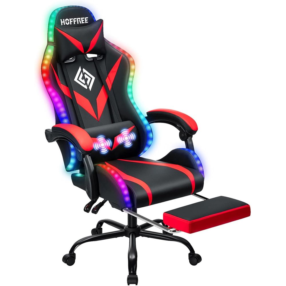 Ergonomische gamingstoel met h - Massage recensie en prijs